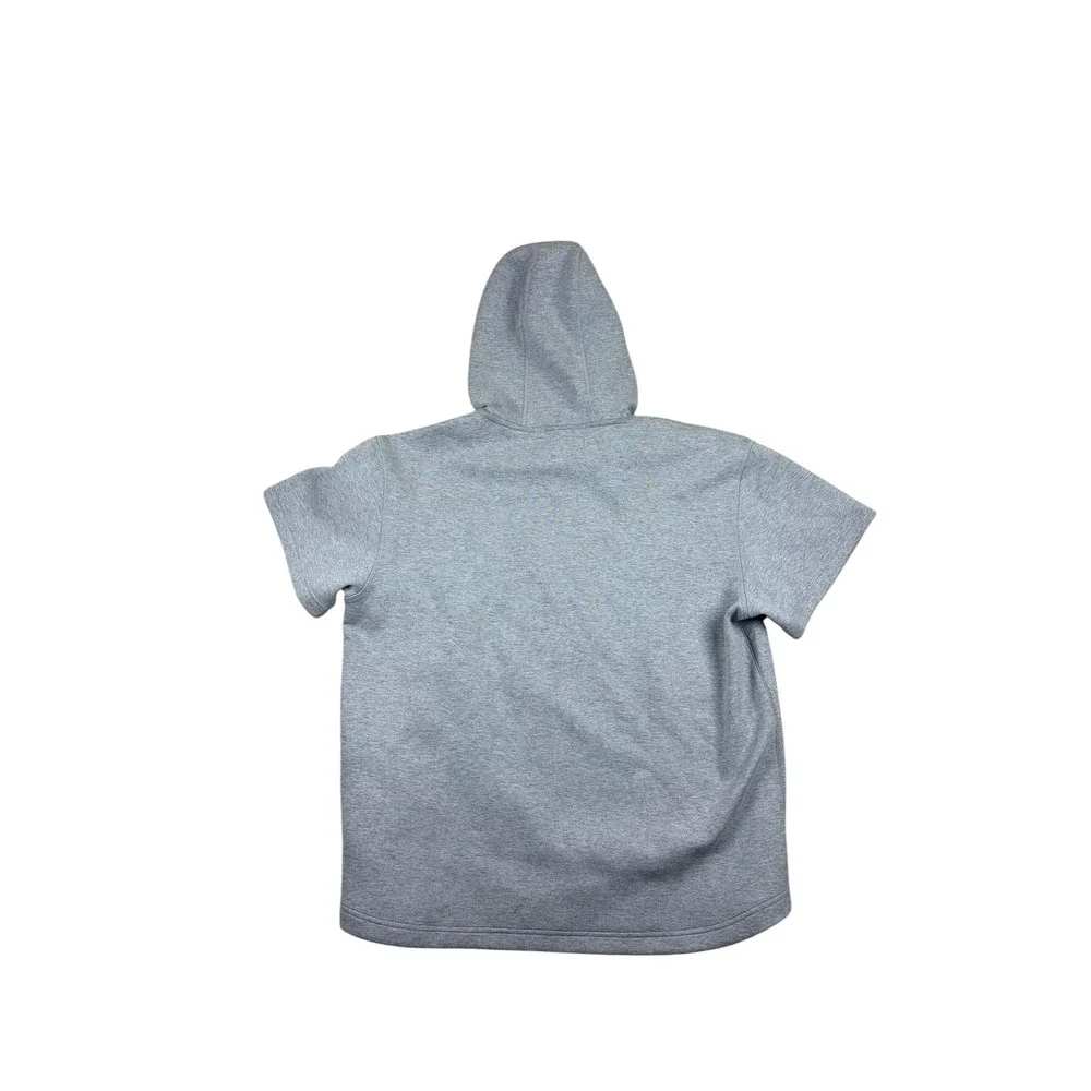 Adidas Louisviile Cardinals Mens Medium Gray Short Sleeve Hoodie  Pullover